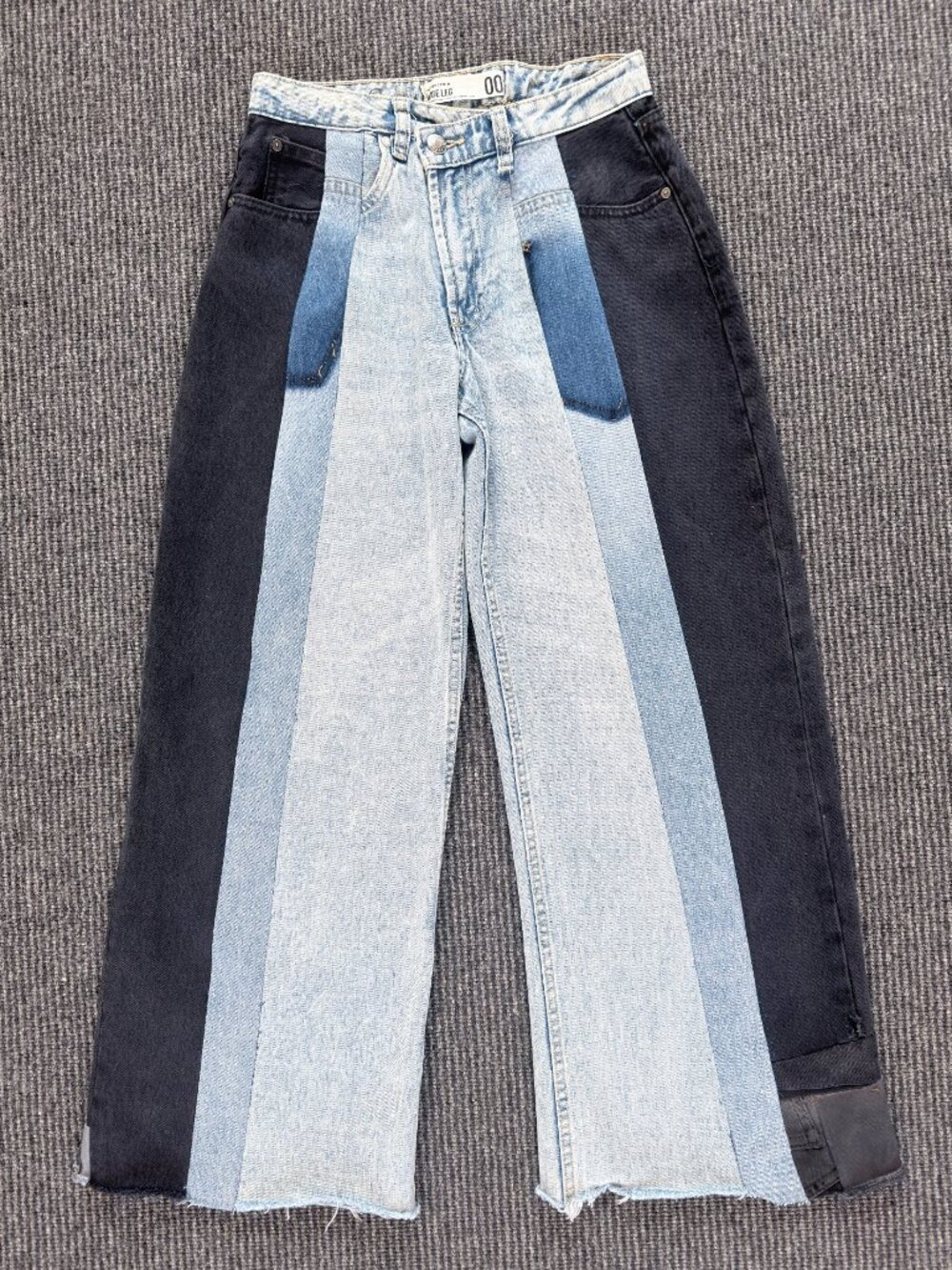 “Deidre” Denim High Rise Wide leg in 26